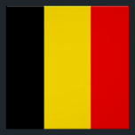 Póster Bandeira da Bélgica<br><div class="desc">A bandeira belga,  inspirada pelo tricolor francês,  foi adotada em 1831,  pouco depois de ter adquirido a independência dos Países Baixos. #bandeira #bélgica #bélgica #patriota</div>
