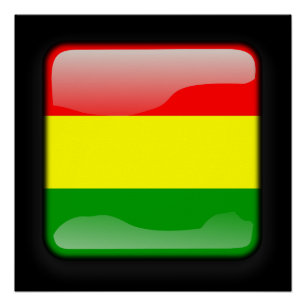 Póster Bandeira da Bolívia