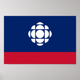 Poster Bandeira da Canadian Broadcasting Corporation