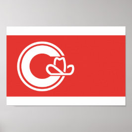 Poster Bandeira da cidade de Calgary