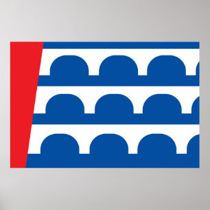 Póster Bandeira da cidade de Des Moines