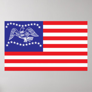 Póster Bandeira da cidade de Fremont