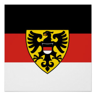 Póster bandeira da cidade de Reutlingen alemanha símbolo 