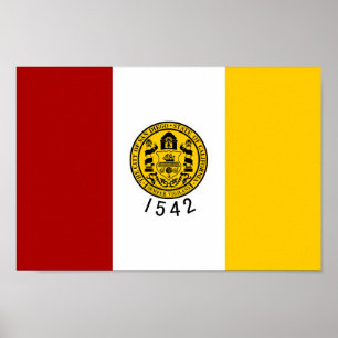 Poster Bandeira da cidade de San Diego