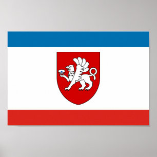 Poster Bandeira da Crimeia