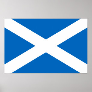Póster Bandeira da Escócia