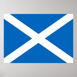Póster Bandeira da Escócia
