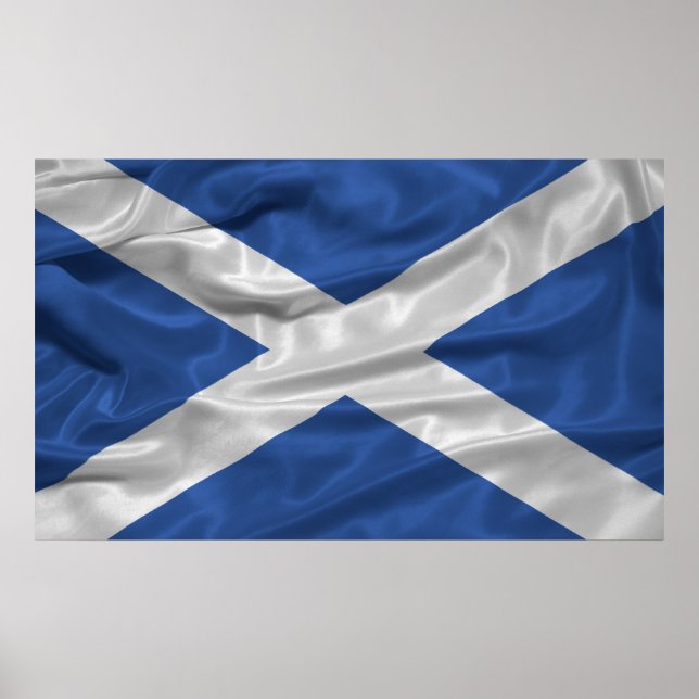 Poster Bandeira da Escócia (Frente)