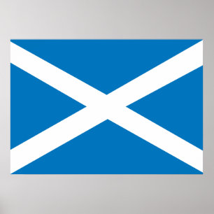 Poster Bandeira da Escócia