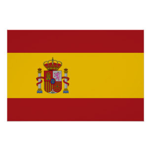 Póster Bandeira da Espanha