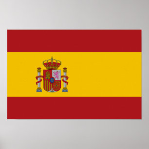 Poster Bandeira da Espanha
