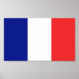 Poster Bandeira da França