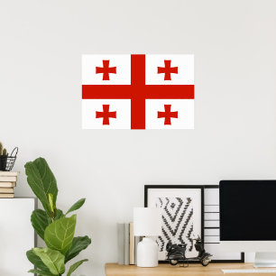 Poster Bandeira da Geórgia