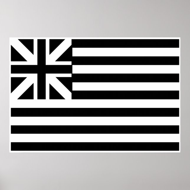 Poster Bandeira da Grande União (Frente)