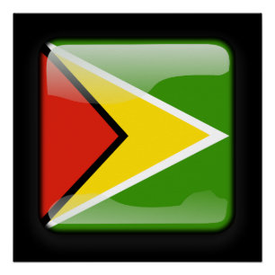 Póster Bandeira da Guiana