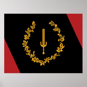 Poster Bandeira da Herança Americana Negra