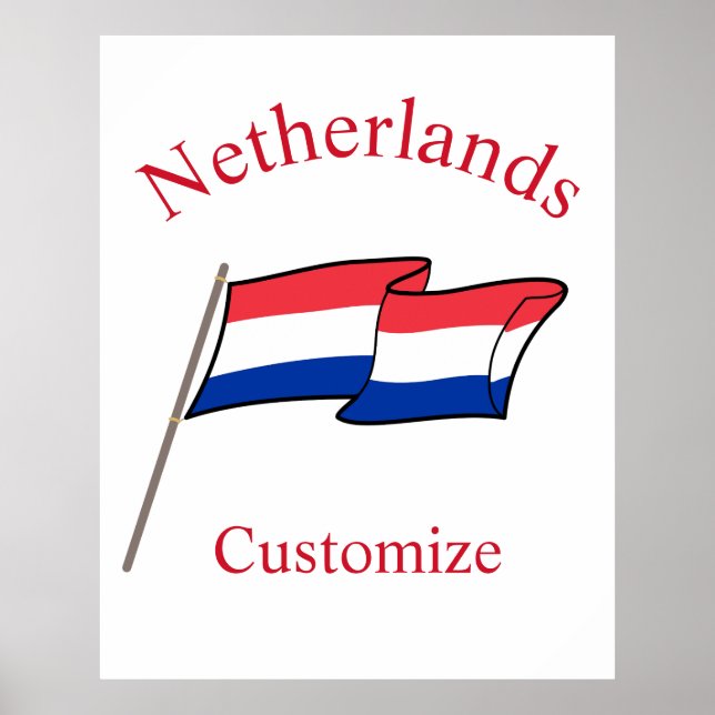 Poster Bandeira da Holanda Thunder_Cove (Frente)