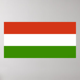 Poster Bandeira da Hungria