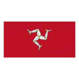 Póster Bandeira da Ilha de Man