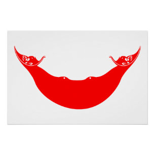 Póster Bandeira da Ilha de Páscoa