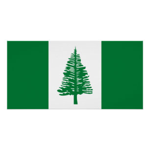 Póster Bandeira da Ilha Norfolk