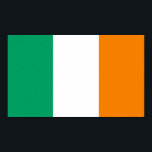 Poster Bandeira da Irlanda<br><div class="desc">Esta design é uma das muitas criações internacionais únicas feitas pela República dos Países e é uma forma excelente de mostrar o seu orgulho nacional. O design é personalizável e está disponível em camisas, aventais, tampas de tanques, canecas, canecas de cerveja, mouspads, chaveiros, adesivos para para para-choques, chapéus e muitos...</div>