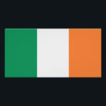 Póster Bandeira da Irlanda<br><div class="desc">Bandeira patriótica da Irlanda.</div>