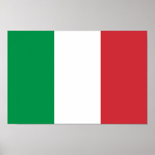 Poster Bandeira da Itália