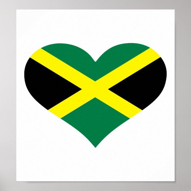 Poster bandeira da Jamaica (Frente)