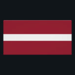Póster Bandeira da Letónia<br><div class="desc">Bandeira Patriótica da Letónia.</div>