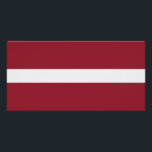 Póster Bandeira da Letónia<br><div class="desc">Bandeira Patriótica da Letónia.</div>