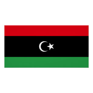 Póster Bandeira da Líbia