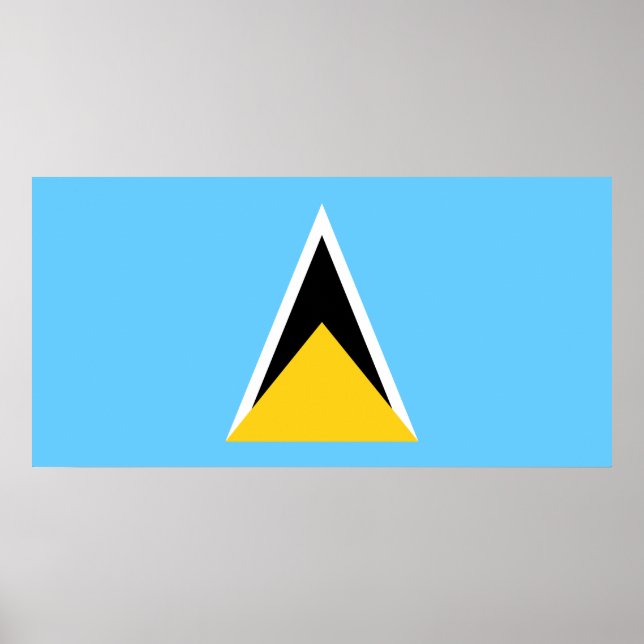 Poster Bandeira da Lúcia Santo (Rua Lúcia) (Caribe) (Frente)