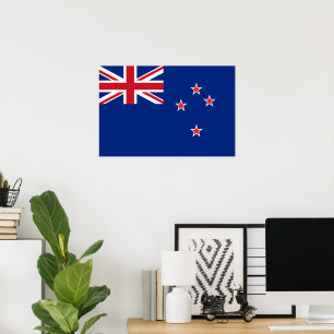 Poster Bandeira da Nova Zelândia