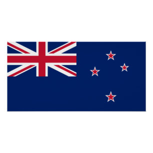 Póster Bandeira da Nova Zelândia