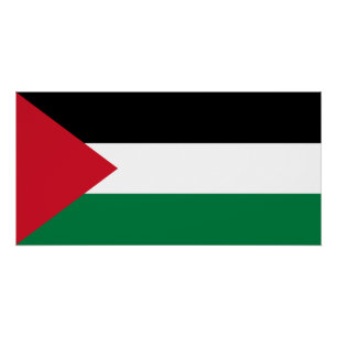 Póster Bandeira da Palestina