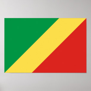 Poster Bandeira da República do Congo