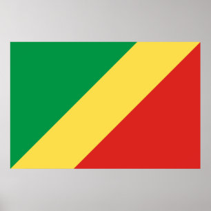 Poster Bandeira da República do Congo