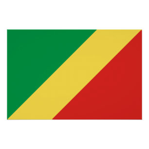 Póster Bandeira da República do Congo