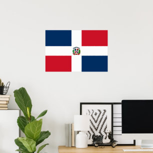 Poster Bandeira da República Dominicana