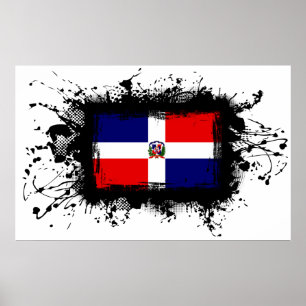 Poster Bandeira da República Dominicana
