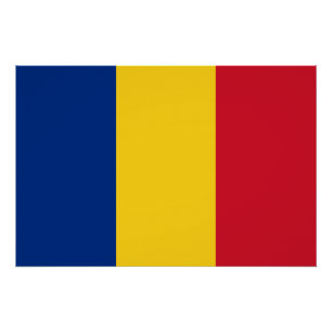Póster Bandeira da Romênia