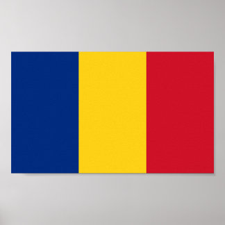 Póster Bandeira da Romênia