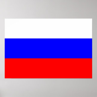 Poster Bandeira da Rússia
