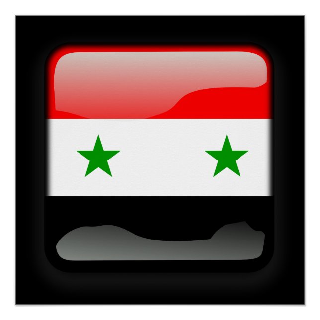 Póster Bandeira da Síria (Frente)