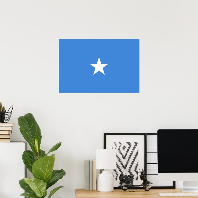 Poster Bandeira da Somália (Escritório em casa)