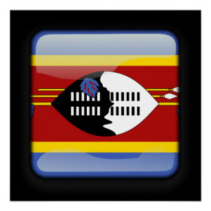 Póster Bandeira da Suazilândia