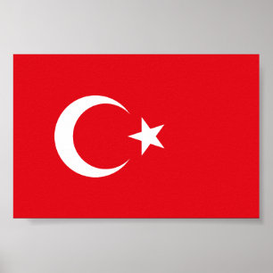 Poster Bandeira da Turquia