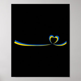 Poster Bandeira Da Ucrânia2
