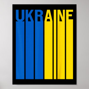 Poster Bandeira da Ucrânia 3